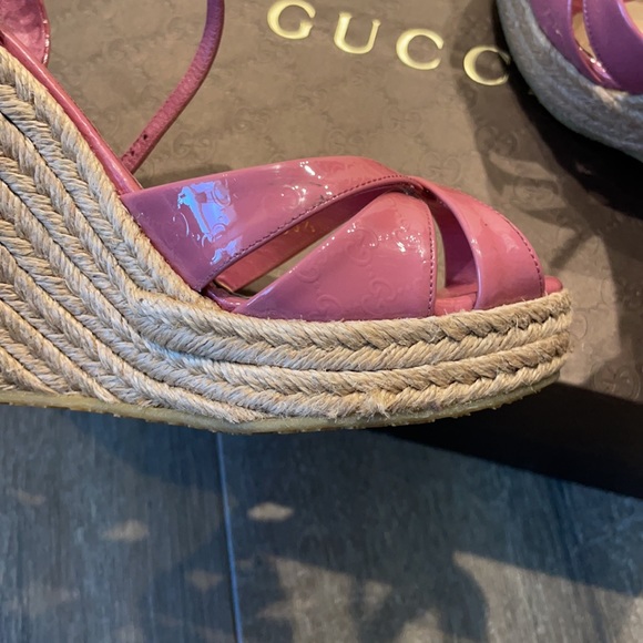 Gucci Vernice microguccissima espadrilles - Picture 5 of 10